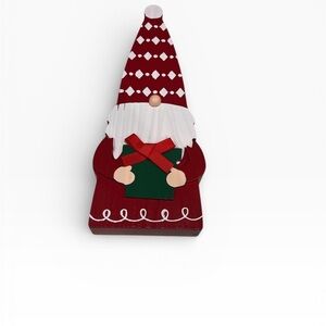 Festive Red and Green Holiday Gnome Decor